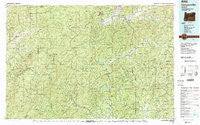 Canyonville Oregon Historical topographic map, 1:100000 scale, 30 X 60 Minute, Year 1989