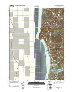 Cape Sebastian Oregon Historical topographic map, 1:24000 scale, 7.5 X 7.5 Minute, Year 2011