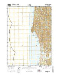 Cape Sebastian Oregon Current topographic map, 1:24000 scale, 7.5 X 7.5 Minute, Year 2014