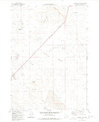 Capehart Lake Oregon Historical topographic map, 1:24000 scale, 7.5 X 7.5 Minute, Year 1980