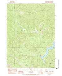 Carberry Creek Oregon Historical topographic map, 1:24000 scale, 7.5 X 7.5 Minute, Year 1983