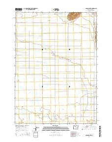 Carson Point Oregon Current topographic map, 1:24000 scale, 7.5 X 7.5 Minute, Year 2014