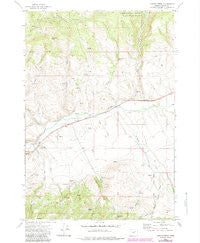 Castle Creek Oregon Historical topographic map, 1:24000 scale, 7.5 X 7.5 Minute, Year 1972