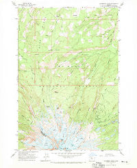 Cathedral Ridge Oregon Historical topographic map, 1:24000 scale, 7.5 X 7.5 Minute, Year 1962
