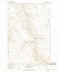 Cecil Oregon Historical topographic map, 1:24000 scale, 7.5 X 7.5 Minute, Year 1968