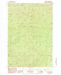 Cedar Butte Oregon Historical topographic map, 1:24000 scale, 7.5 X 7.5 Minute, Year 1984