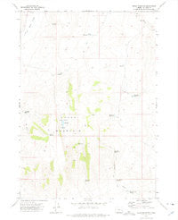 Cedar Mountain Oregon Historical topographic map, 1:24000 scale, 7.5 X 7.5 Minute, Year 1972