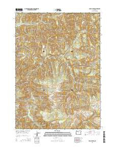 Cedar Creek Oregon Current topographic map, 1:24000 scale, 7.5 X 7.5 Minute, Year 2014