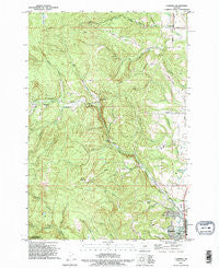 Chapman Oregon Historical topographic map, 1:24000 scale, 7.5 X 7.5 Minute, Year 1990