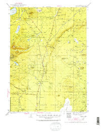Chemult Oregon Historical topographic map, 1:125000 scale, 30 X 30 Minute, Year 1935