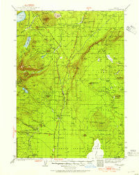 Chemult Oregon Historical topographic map, 1:125000 scale, 30 X 30 Minute, Year 1935
