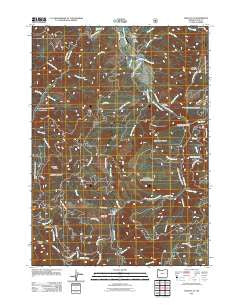 China Flat Oregon Historical topographic map, 1:24000 scale, 7.5 X 7.5 Minute, Year 2011
