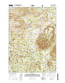China Hat Oregon Current topographic map, 1:24000 scale, 7.5 X 7.5 Minute, Year 2014