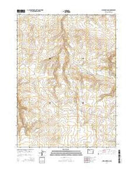 Chipmunk Basin Oregon Current topographic map, 1:24000 scale, 7.5 X 7.5 Minute, Year 2014