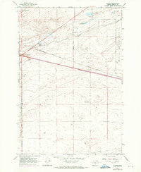 Clarke Oregon Historical topographic map, 1:24000 scale, 7.5 X 7.5 Minute, Year 1962