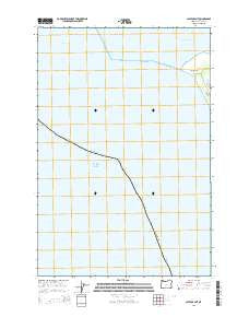 Clatsop Spit Oregon Current topographic map, 1:24000 scale, 7.5 X 7.5 Minute, Year 2014