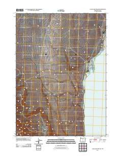 Coglan Buttes NE Oregon Historical topographic map, 1:24000 scale, 7.5 X 7.5 Minute, Year 2011