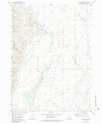 Colony Ranch Oregon Historical topographic map, 1:24000 scale, 7.5 X 7.5 Minute, Year 1981
