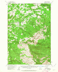 Colton Oregon Historical topographic map, 1:62500 scale, 15 X 15 Minute, Year 1955