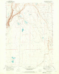 Commodore Ridge Oregon Historical topographic map, 1:24000 scale, 7.5 X 7.5 Minute, Year 1968
