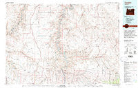 Condon Oregon Historical topographic map, 1:100000 scale, 30 X 60 Minute, Year 1981