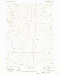 Copeland Reservoirs Oregon Historical topographic map, 1:24000 scale, 7.5 X 7.5 Minute, Year 1972