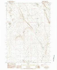 Corn Lake Oregon Historical topographic map, 1:24000 scale, 7.5 X 7.5 Minute, Year 1984