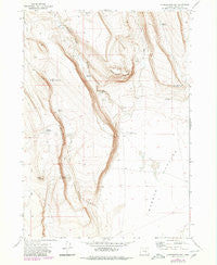 Corporation Rim Oregon Historical topographic map, 1:24000 scale, 7.5 X 7.5 Minute, Year 1971