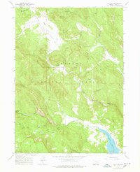 Cox Flat Oregon Historical topographic map, 1:24000 scale, 7.5 X 7.5 Minute, Year 1964