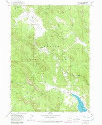 Cox Flat Oregon Historical topographic map, 1:24000 scale, 7.5 X 7.5 Minute, Year 1964