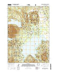 Crane Prairie Reservoir Oregon Current topographic map, 1:24000 scale, 7.5 X 7.5 Minute, Year 2014