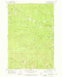 Crawfish Lake Oregon Historical topographic map, 1:24000 scale, 7.5 X 7.5 Minute, Year 1972