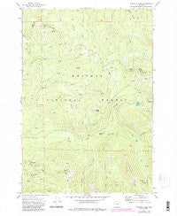 Crawfish Lake Oregon Historical topographic map, 1:24000 scale, 7.5 X 7.5 Minute, Year 1972