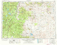 Crescent Oregon Historical topographic map, 1:250000 scale, 1 X 2 Degree, Year 1970