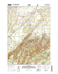 Crescent NE Oregon Current topographic map, 1:24000 scale, 7.5 X 7.5 Minute, Year 2014