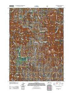 Crook Peak Oregon Historical topographic map, 1:24000 scale, 7.5 X 7.5 Minute, Year 2011