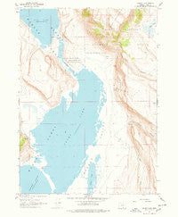 Crump Lake Oregon Historical topographic map, 1:24000 scale, 7.5 X 7.5 Minute, Year 1967