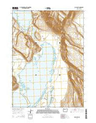 Crump Lake Oregon Current topographic map, 1:24000 scale, 7.5 X 7.5 Minute, Year 2014