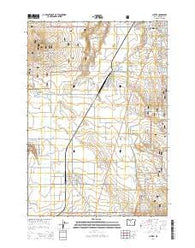 Culver Oregon Current topographic map, 1:24000 scale, 7.5 X 7.5 Minute, Year 2014