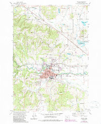 Dallas Oregon Historical topographic map, 1:24000 scale, 7.5 X 7.5 Minute, Year 1974