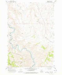 Dant Oregon Historical topographic map, 1:24000 scale, 7.5 X 7.5 Minute, Year 1962