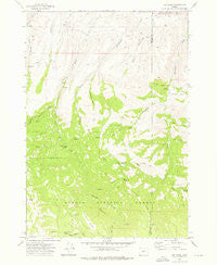 Day Basin Oregon Historical topographic map, 1:24000 scale, 7.5 X 7.5 Minute, Year 1972