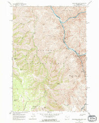 Deadhorse Ridge Oregon Historical topographic map, 1:24000 scale, 7.5 X 7.5 Minute, Year 1963