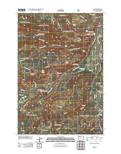 Dee Oregon Historical topographic map, 1:24000 scale, 7.5 X 7.5 Minute, Year 2011