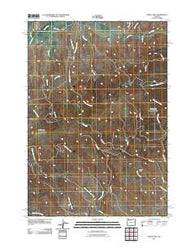 Devils Heel Oregon Historical topographic map, 1:24000 scale, 7.5 X 7.5 Minute, Year 2011
