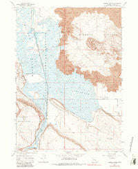 Diamond Swamp Oregon Historical topographic map, 1:24000 scale, 7.5 X 7.5 Minute, Year 1967