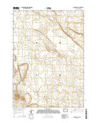 Dickerson Flat Oregon Current topographic map, 1:24000 scale, 7.5 X 7.5 Minute, Year 2014