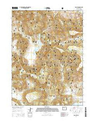 Dog Lake Oregon Current topographic map, 1:24000 scale, 7.5 X 7.5 Minute, Year 2014