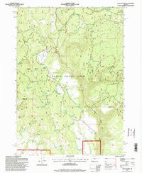 Dollar Basin Oregon Historical topographic map, 1:24000 scale, 7.5 X 7.5 Minute, Year 1996