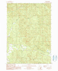 Dora Oregon Historical topographic map, 1:24000 scale, 7.5 X 7.5 Minute, Year 1990